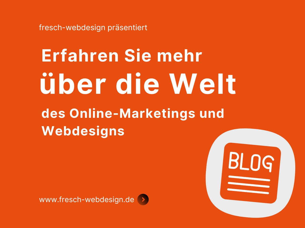 Blog fresch-webdesign