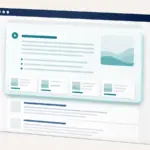Schematische Google-Suchergebnisseite mit ausgeklappter KI-Antwort über den organischen Suchtreffern