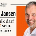 Peter Jansen, IT- und KI-Trainer aus Brüggen, neben dem Schriftzug Technik darf leicht sein